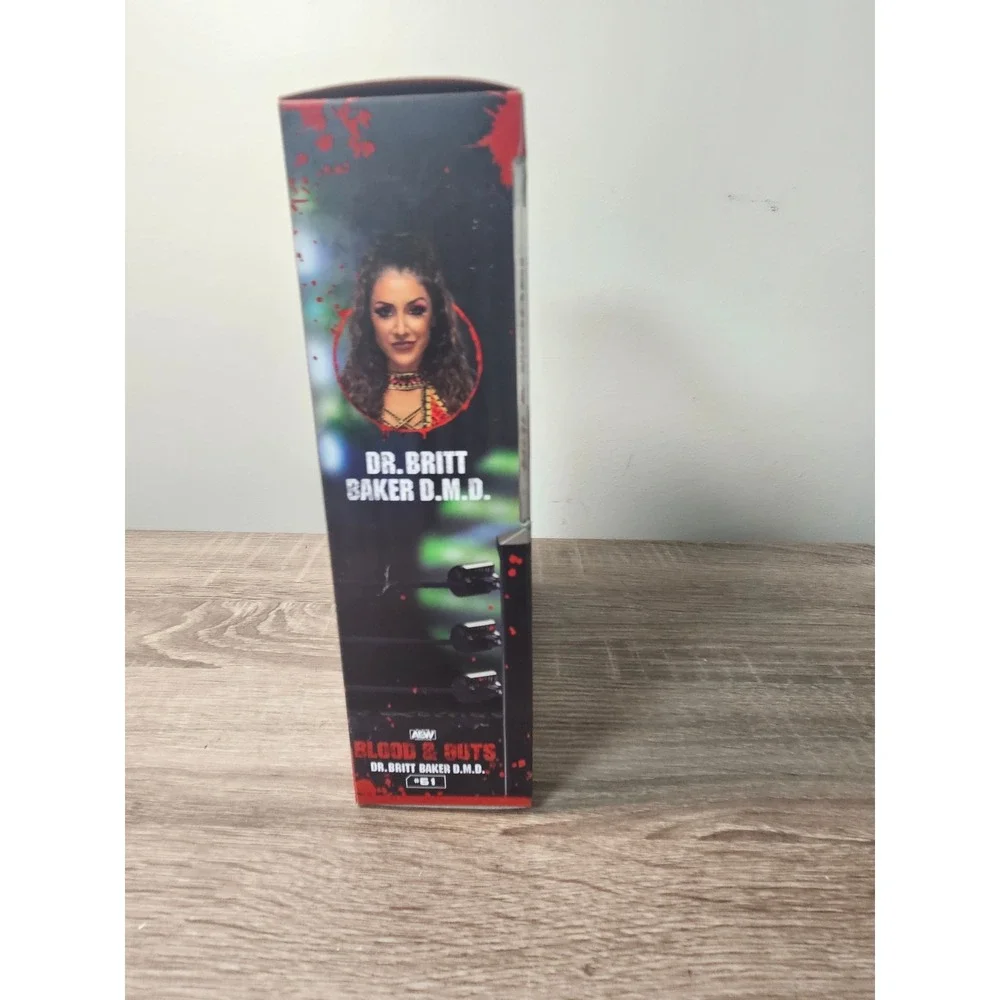 AEW Blood & Guts Dr Britt Baker DMD Ringside Exclusive Action Figure Jazwares